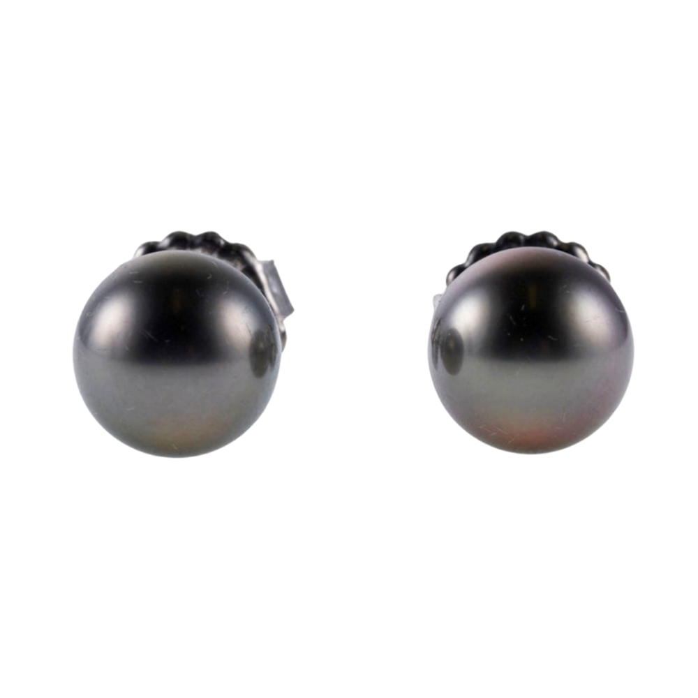 Mikimoto 10 mm Tahitian Stud Earrings